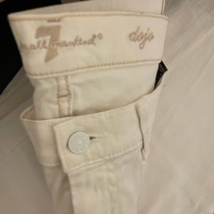 7 For All Mankind Dojo Jeans 31 White